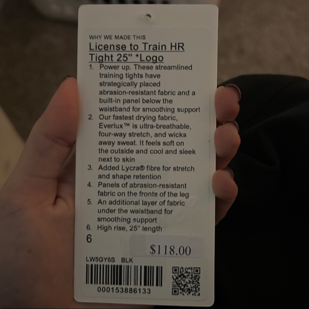 Lululemon License to Train HR Tights 6